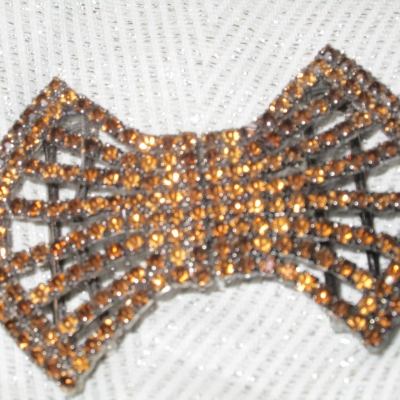 vtg DELIZZA & ESTER JULIANNA RHINESTONE DRESS CLIP - Picture 8 of 8